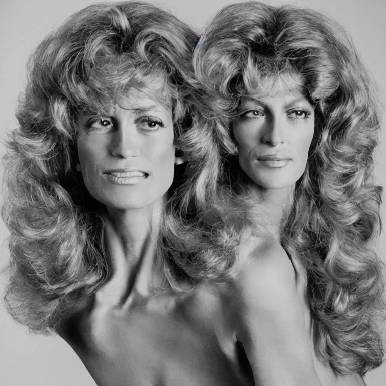 Prompt: studio photograph of colorful postmodern portrait sculpture of farrah fawcett on charlie's angels, beautiful symmetrical!! face accurate face detailed face realistic proportions, made of ink - stained beeswax on a pedestal by ron mueck and matthew barney and greg rutkowski, hyperrealism cinematic lighting shocking detail 8 k