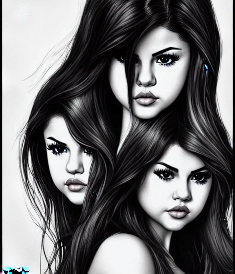 Image similar to Selena Gomez by Artgerm