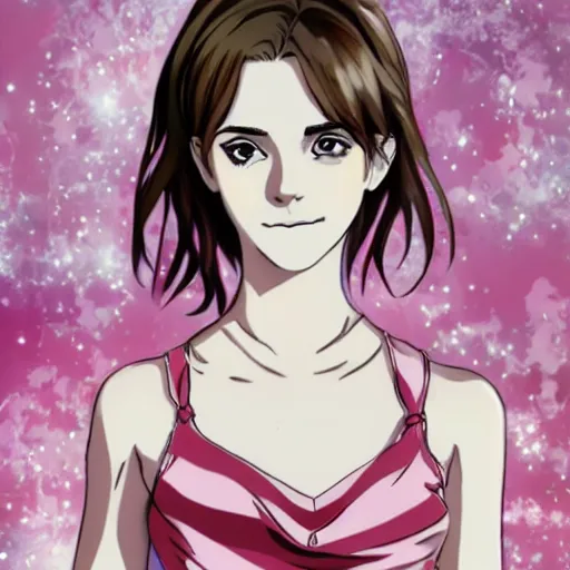 Image similar to Emma Watson as an anime girl