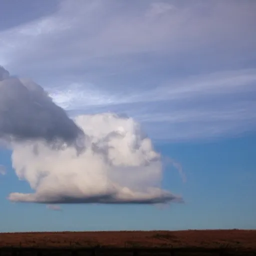 Image similar to a friendly cloud