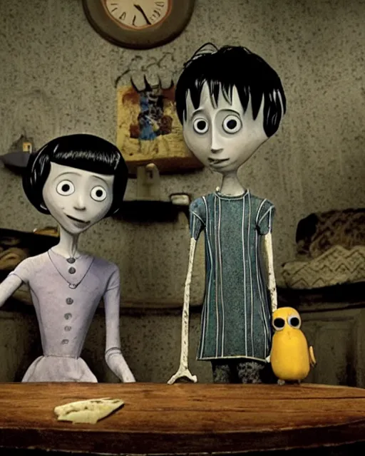 Image similar to film still from coraline ( 2 0 0 9 )