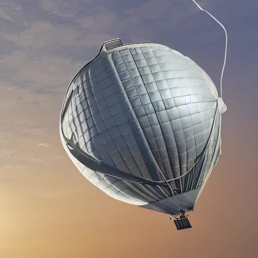 Image similar to futuristic hot air balloon house on venus, ultra realistic, intricate details, highly detailed, photorealistic, 8 k