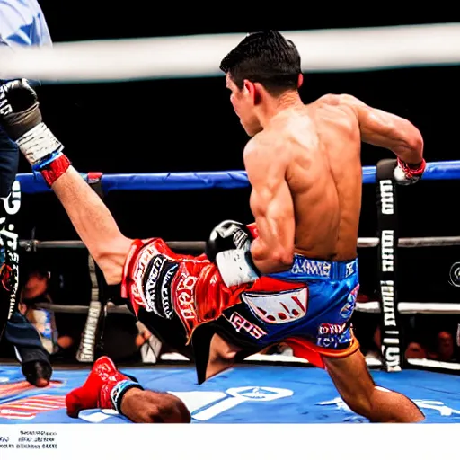 Image similar to chito vera knocks out dominick cruz via headkick, by annie leibovitz and steve mccurry, natural light, detailed face, canon eos c 3 0 0, ƒ 1. 8, 3 5 mm, 8 k, medium - format print