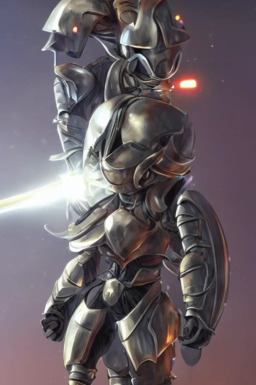 Image similar to helmet armor guardian destiny in witch queen illumination ray tracing hdr fanart arstation by sung choi robot ninja mask and eric pfeiffer and gabriel garza and casper konefal