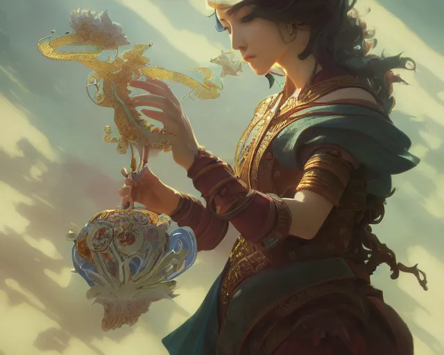 Image similar to photography of nhk animation, deep focus, d & d, fantasy, intricate, elegant, highly detailed, digital painting, artstation, concept art, matte, sharp focus, illustration, hearthstone, art by artgerm and greg rutkowski and alphonse mucha