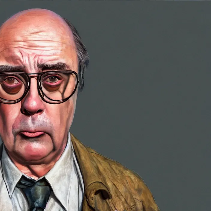 Prompt: hyperrealistic mixed media image of john dunsworth as jim lahey, stunning 3 d render inspired art by xiang duan and thomas eakes and greg rutkowski, perfect facial symmetry, hyper realistic texture, realistic, highly detailed attributes and atmosphere, dim volumetric cinematic lighting, 8 k octane detailed render, post - processing, masterpiece,