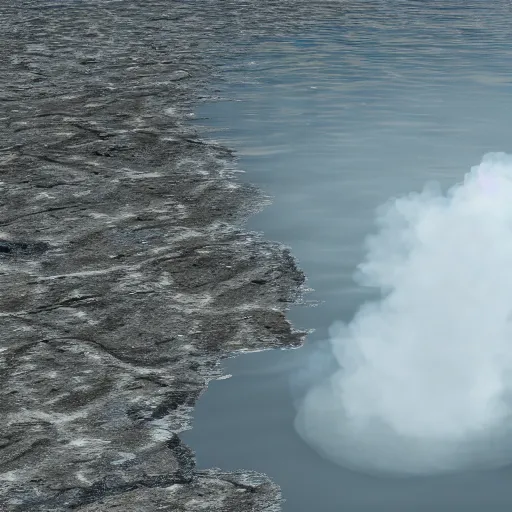 Prompt: smoke on the water, octane render HD 8K