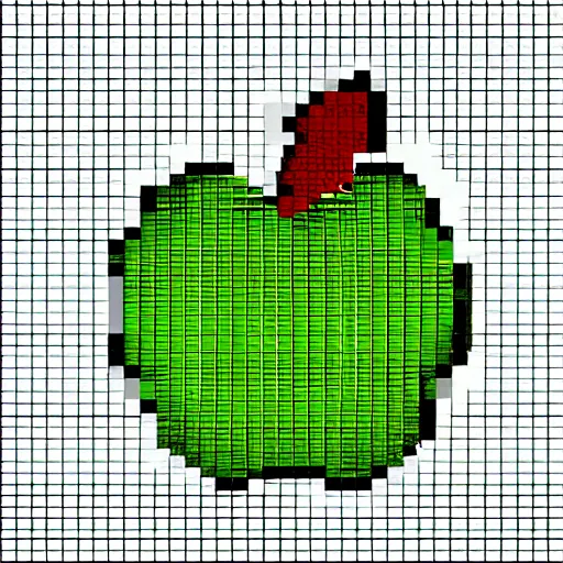 Prompt: Apple Pixel , #Pixelart , 8BIT