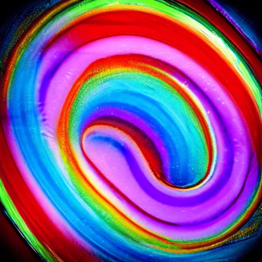 Image similar to water rainbow swirl