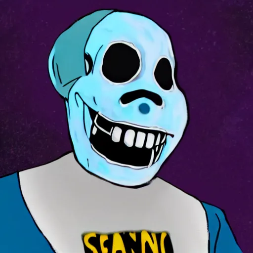 Image similar to jerma as sans