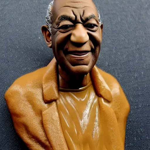 Prompt: bill cosby made out of polymer clay detailed sculpture trending on artstation
