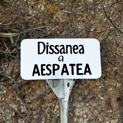 Image similar to disaster - area sign