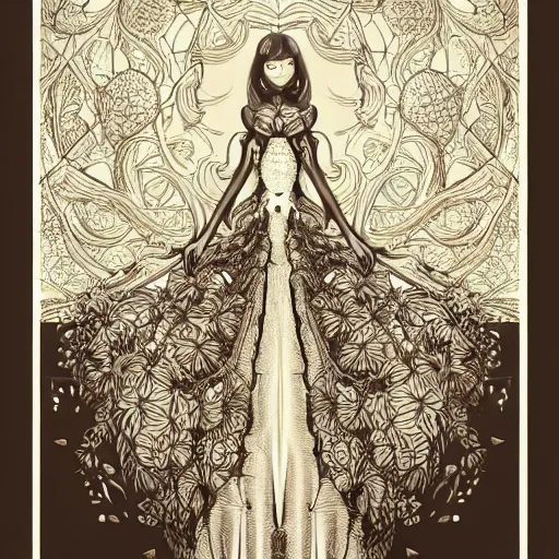 Prompt: the face of an incredibly beautiful, graceful, elegant, and sophisticated young ethnic woman dressed as a bulb of garlic, an ultrafine detailed illustration by james jean, intricate linework, bright colors, final fantasy, behance contest winner, vanitas, angular, altermodern, unreal engine 5 highly rendered, global illumination, radiant light, detailed and intricate environment