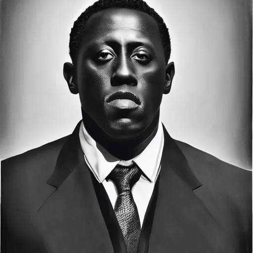 Prompt: Wesley Snipes portrait, Chiaroscuro lighting