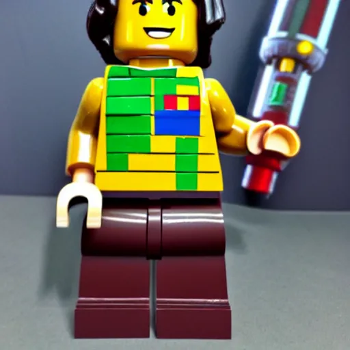 Prompt: xavi hernandez in lego star wars