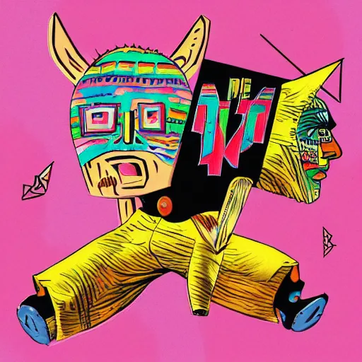 Image similar to pinata album art, madlib, freddie gibbs