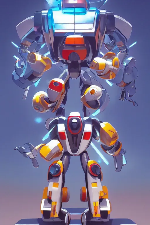 Image similar to metabots medabots medarotto medarot robot minimalist comics, behance hd by jesper ejsing, by rhads, makoto shinkai and lois van baarle, ilya kuvshinov, rossdraws global illumination ray tracing hdr radiating a glowing aura