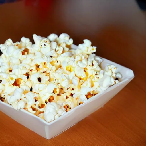 Image similar to popcorn in the shape of a chicken