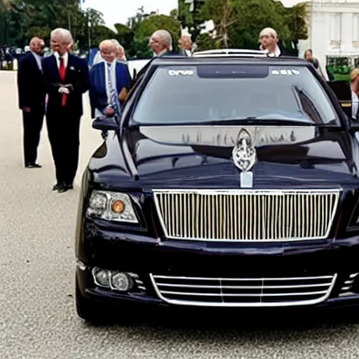 Prompt: presidential car