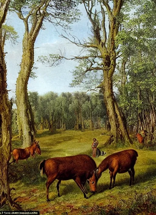 Prompt: The New Forest was once the stomping ground of William the Conqueror, who claimed it as his ownin 1079. He restricted use of the forest so that only he and the aristocracy could use it – to hunt wild boar and deer. In 1100, one of William’s sons was killed by an arrow while hunting there; another son suffered a similar death some years earlier (the exact year is unknown). Many think this was revenge on William for claiming the forest as his own and forcing the locals out.