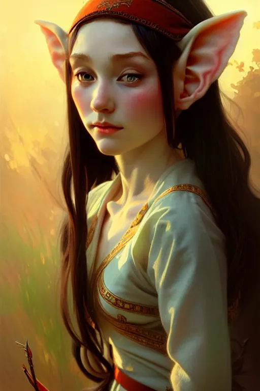 Prompt: beautiful young elf, highly detailed, digital painting, artstation, sharp focus, illustration, art by tan zi and ayanamikodon and alphonse mucha and wlop