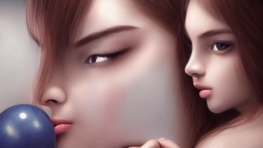 Prompt: a cute girl in a bowling alley, photo, ultra detail, small nose, bowling, photoreal, professionally retouched, soft moonlight lighting, shiny plastic armor, realistic, smooth face, goddess, luscious lips, perfect eyes, wide angle, sharp focus on eyes, 8 k high definition, insanely detailed, intricate, elegant, art by artgerm and wlop