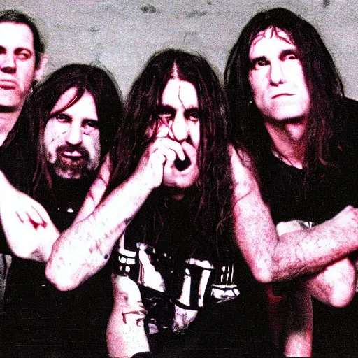 Prompt: cannibal corpse show on saturn