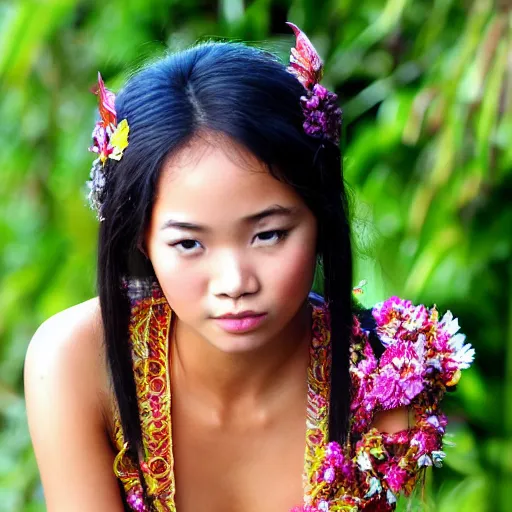 Image similar to beautiful balinese girl