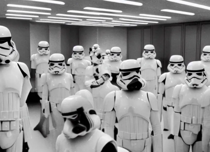 a film still of star wars directed by Stanley Kubrick, Stable Diffusion