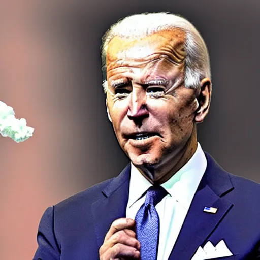 Image similar to joe biden smoking crack