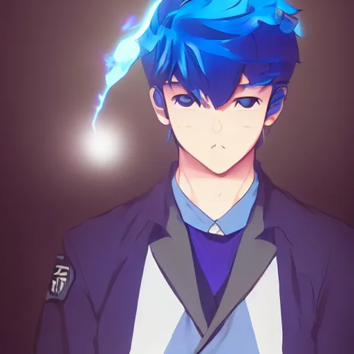 Blue haired Boy Contemplation - anime boy pfp concepts - Image Chest - Free  Image Hosting And Sharing Made Easy