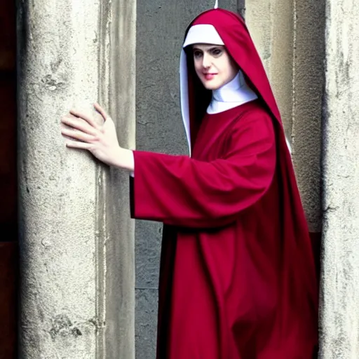 Image similar to alexandra daddario as a nun