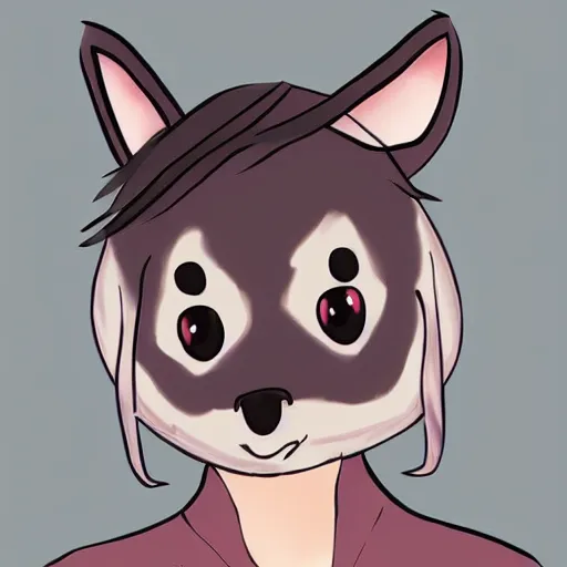 Prompt: tags : animal ears, smile, digital art