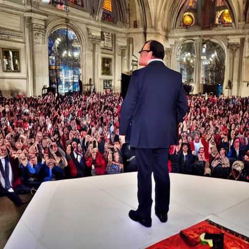 Image similar to François Hollande giving a concert, EOS 5D, ISO100, f/8, 1/125, 84mm, RAW Dual Pixel, Dolby Vision, HDR, professional