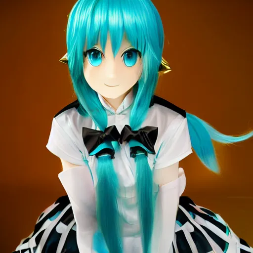 Image similar to Hatsune Miku by Arnold Armitage