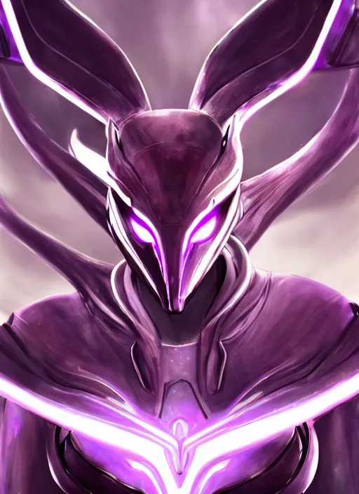 Image similar to cinematic close shot, galactic sized goddess, proportional stunning beautiful hot female warframe, detailed sleek cyborg female dragon head, metal ears, sleek purple eyes, sleek silver armor, smooth fuschia skin, floating in space, holding a planet, epic proportions, epic size, epic scale, furry art, dragon art, giantess art, warframe fanart, furaffinity, deviantart