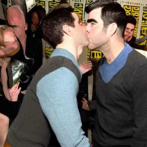Gay Interest Chris Pine & Zachary Quinto Coupled 8”x10” Photo,  Manipulated Image | eBay