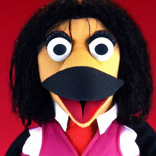 Prompt: Michael Jackson as a muppet