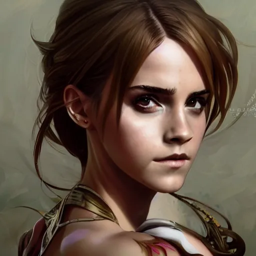 Prompt: ultra realistic illustration, emma watson as jinx from arcane anime, intricate, elegant, highly detailed, digital painting, artstation, concept art, smooth, sharp focus, illustration, art by artgerm and greg rutkowski and alphonse mucha and wlop