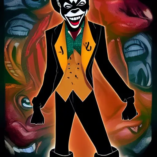 Prompt: Black Joker