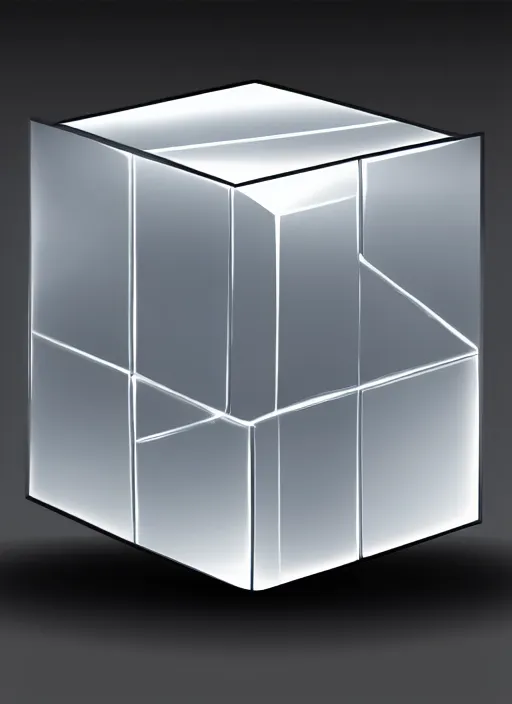 Prompt: clear photorealistic picture of a cube shaped car