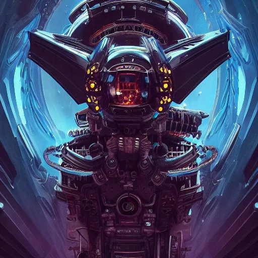 Prompt: pilot, 80s sci-fi, highly detailed, dark colors, dark enlightenment, alchemy, nigredo, deep aesthetic, concept art, post process, 4k, highly ornate intricate details,