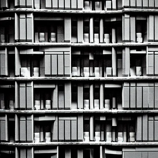 Image similar to lego brutalism architecture, photography