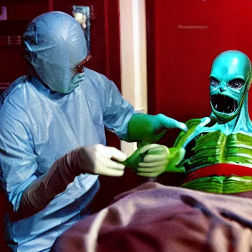 Image similar to alien autopsy