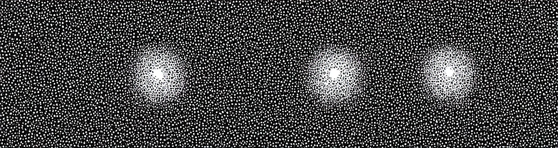 Prompt: Black and white space space. a star surrounded by supernova explosions. geometric. pointillism. clean linework.