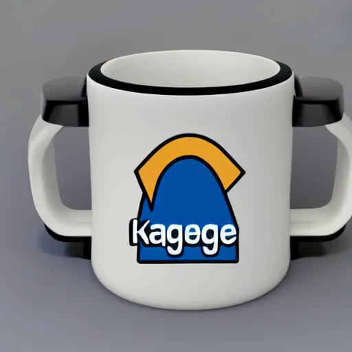 Prompt: Kaggle mug