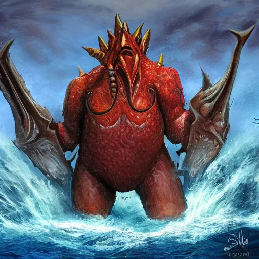 Image similar to full body image of a zerg overlord as dictator of the tennessy lakers, high details, high resolution