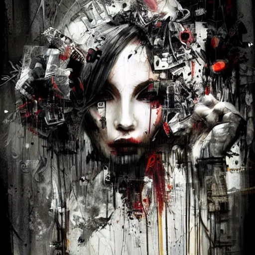 Image similar to is death another birthday, russ mills trending on art station