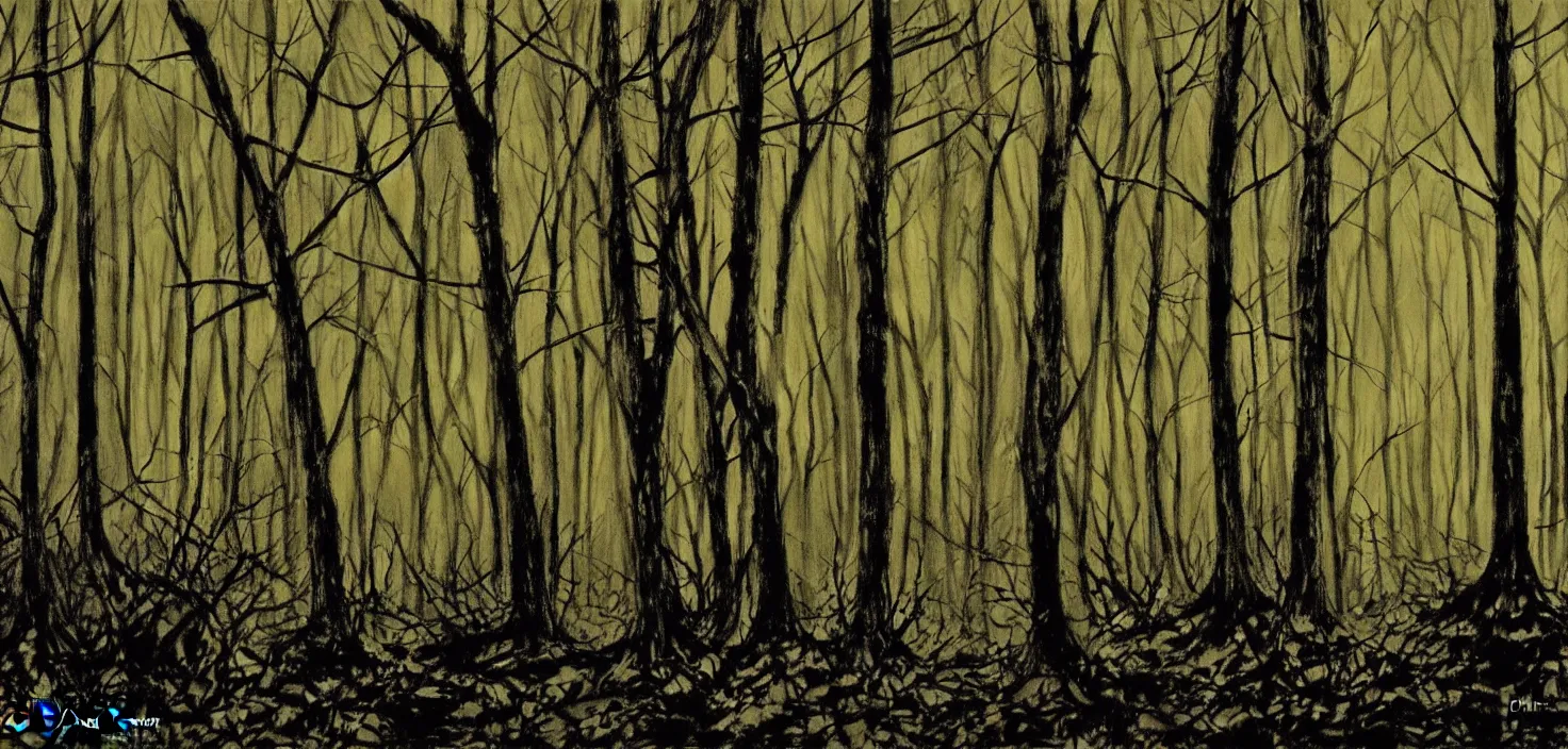 Image similar to dark forest by cooke darwyn