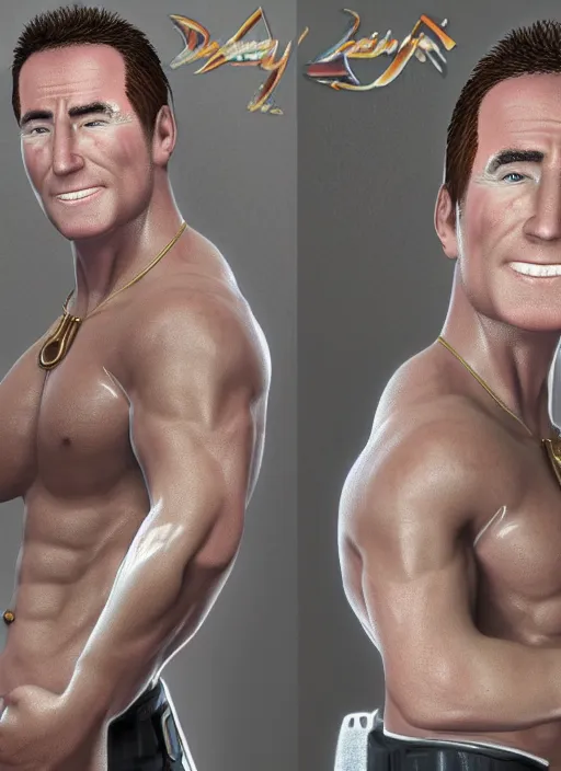 Image similar to billy herrington priest, 4 k, real life photo, photorealistic, high details, detailed face, priest uniform, detailed portrait
